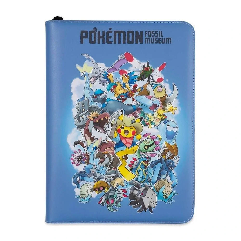 Pokémon Fossil Museum TCG Zip Binder PKC Exclusive - IN HAND READY TO SHIP! 🔥